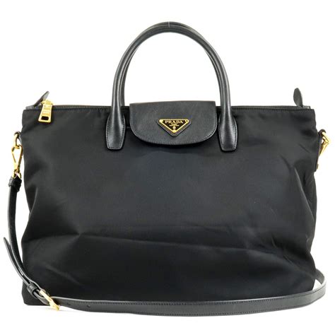 [PRADA] Prada 2way shoulder BN2541 Handbag Nylon Nero 